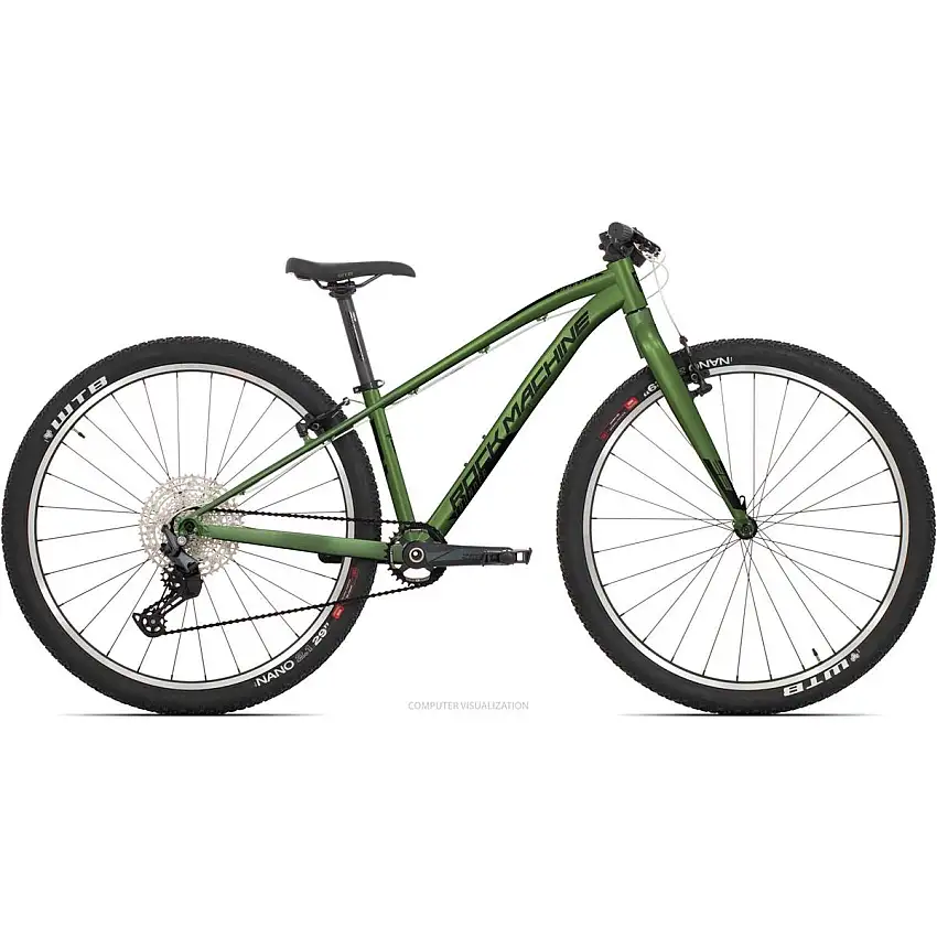 Barncykel Rock Machine Thunder 29 VB Brun/Svart