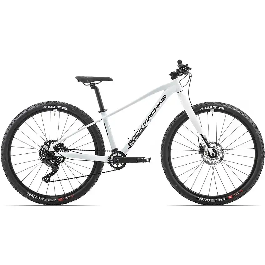 Barncykel Rock Machine Thunder 27 HD LTD Vit/Svart