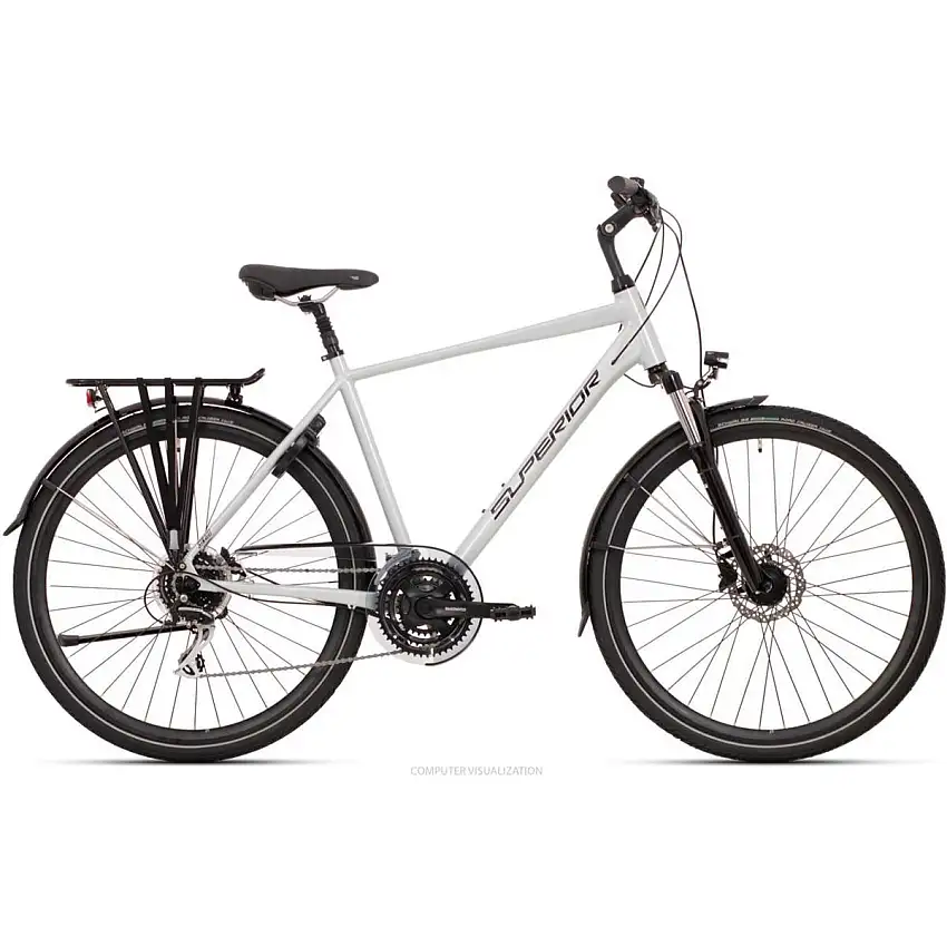 Hybridcykel Superior STK 400 white