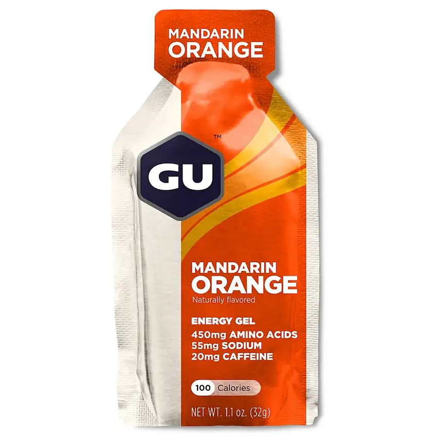 GU Energy Gel mandarin orange 20 mg koffein 32 gram