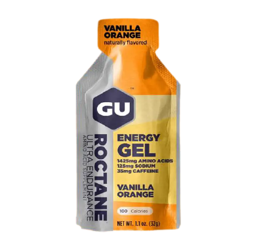 GU Roctane Energy energigel med koffein vanilj och apelsin 32 g