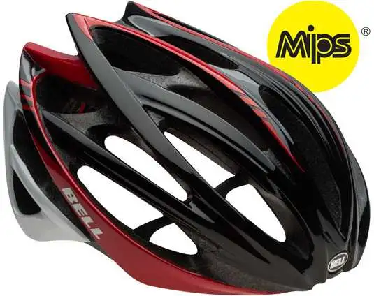 Cykelhjälm Bell Gage MIPS svart/röd cadence