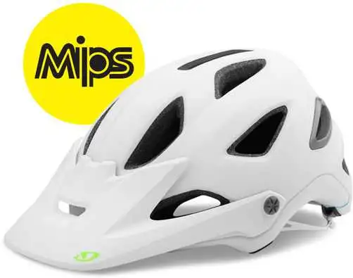 Cykelhjälm Giro Montata MIPS dam matt vit geo