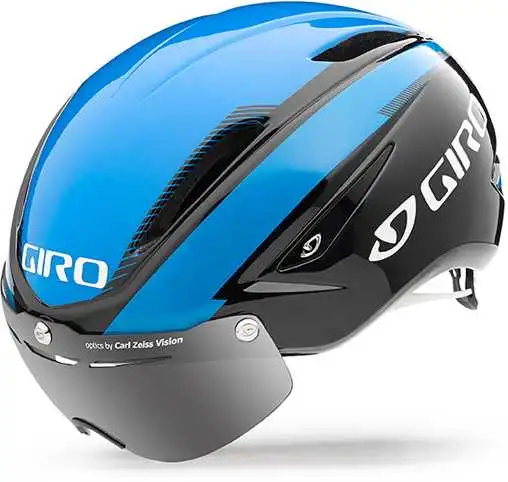 Cykelhjälm Giro Air Attack Shield blå/svart