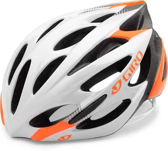 Cykelhjälm Giro Monza orange/vit