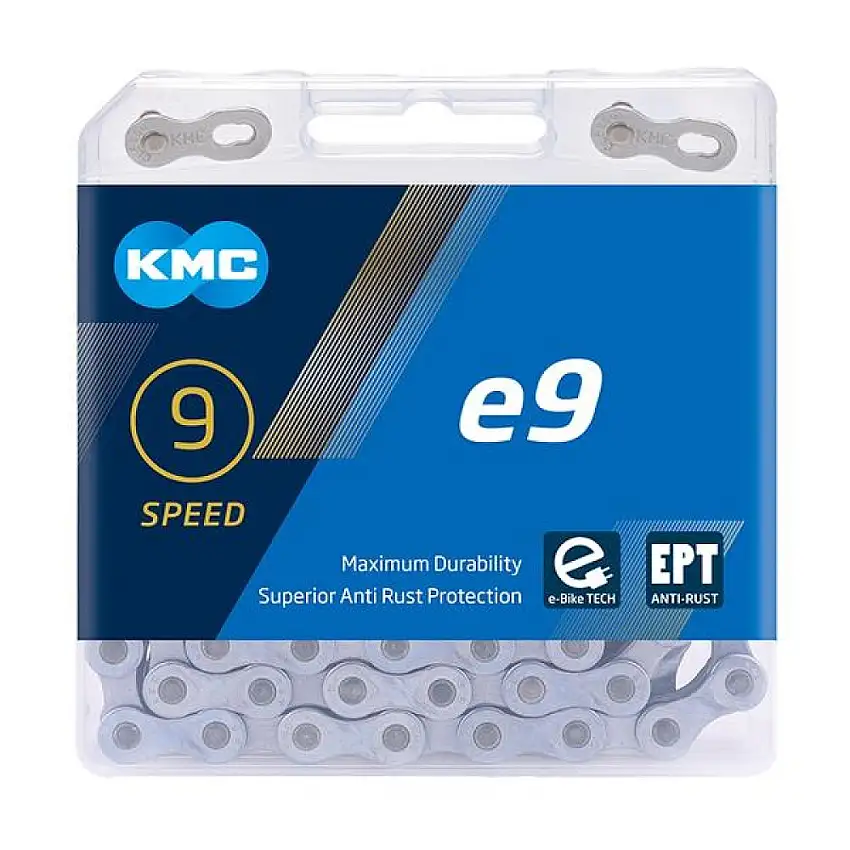 KMC E 9 Speed Kedja EPT 136 Led