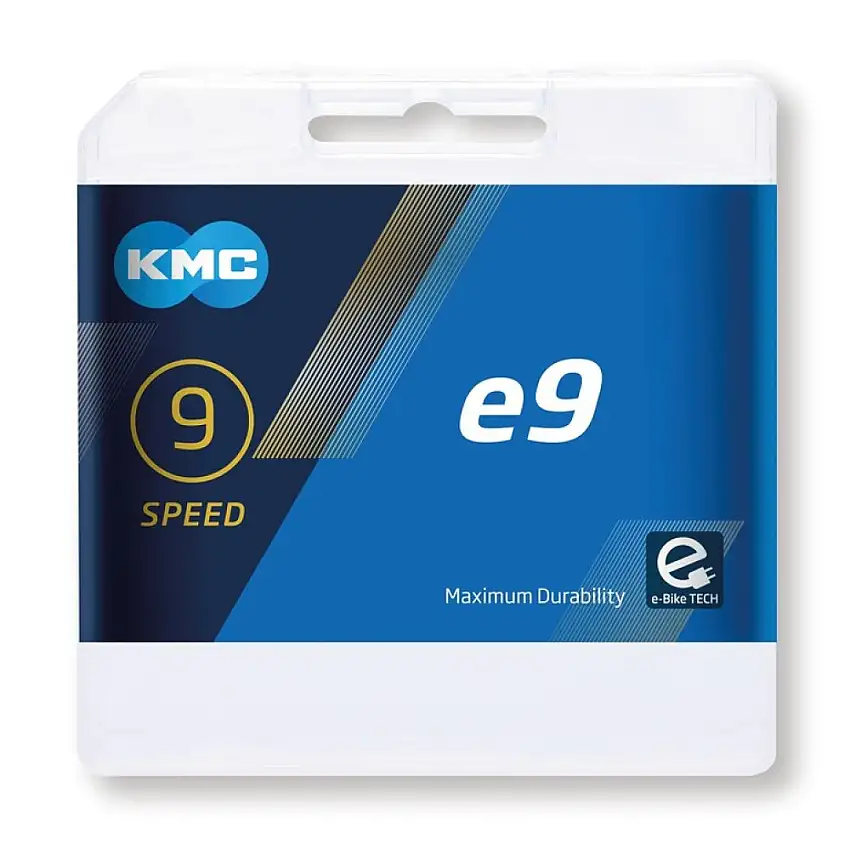 KMC e9 E-bike Kedja 9 Speed 122 Led