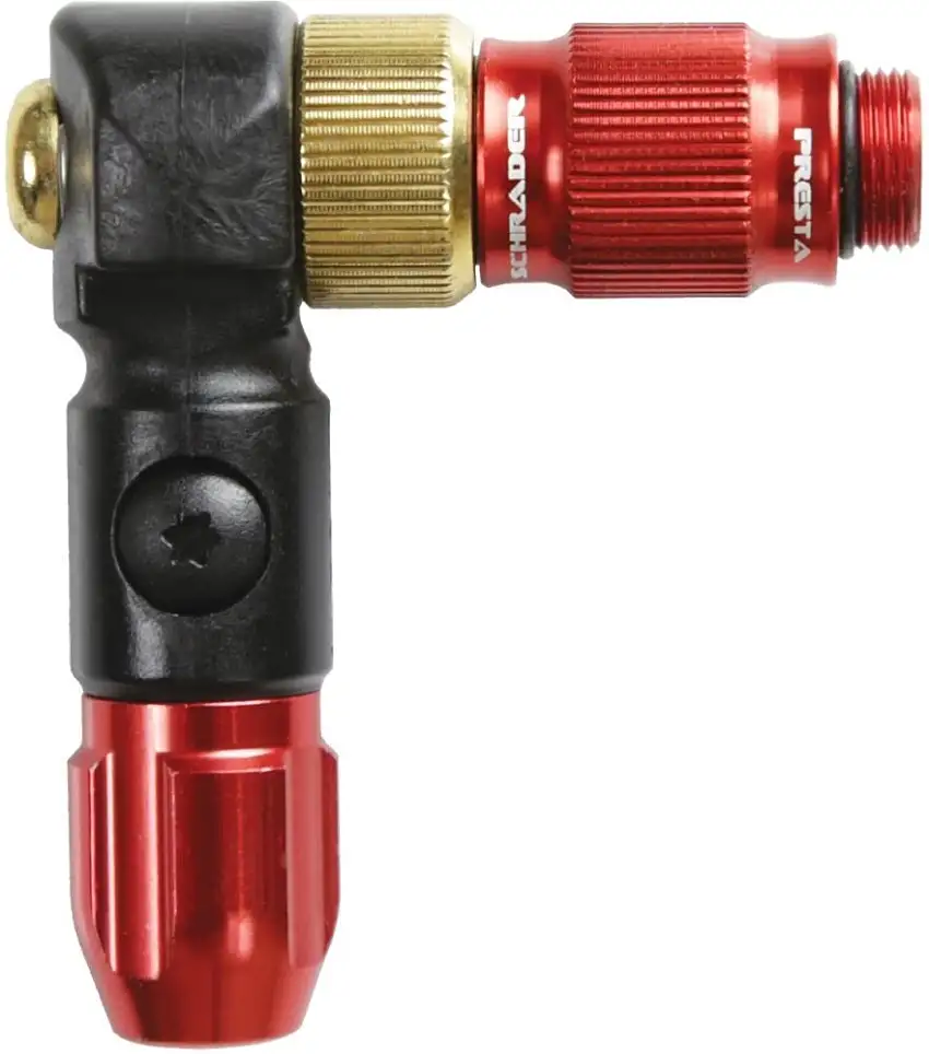 Lezyne ABS-1 Pro Chuck Pumphuvud Orange