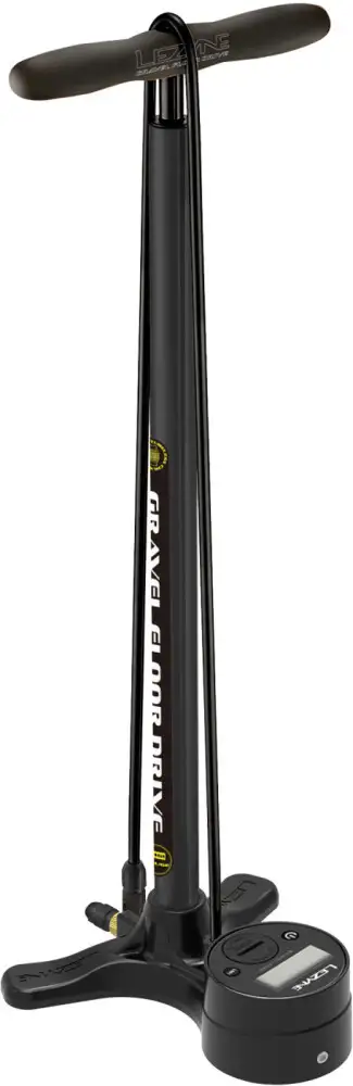 Lezyne Gravel Digital Drive Fotpump Svart