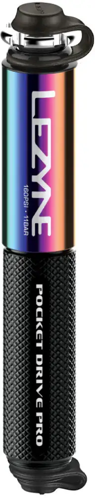 Lezyne Pocket Drive Pro Handpump Oil Slick Svart