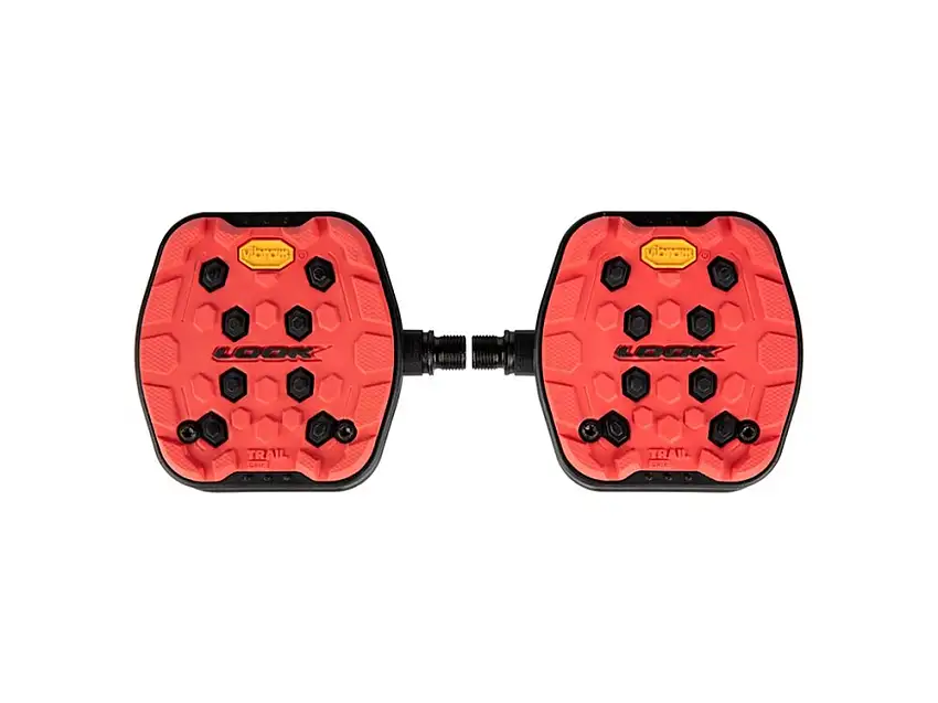 Look Trail Grip Pedaler Röd