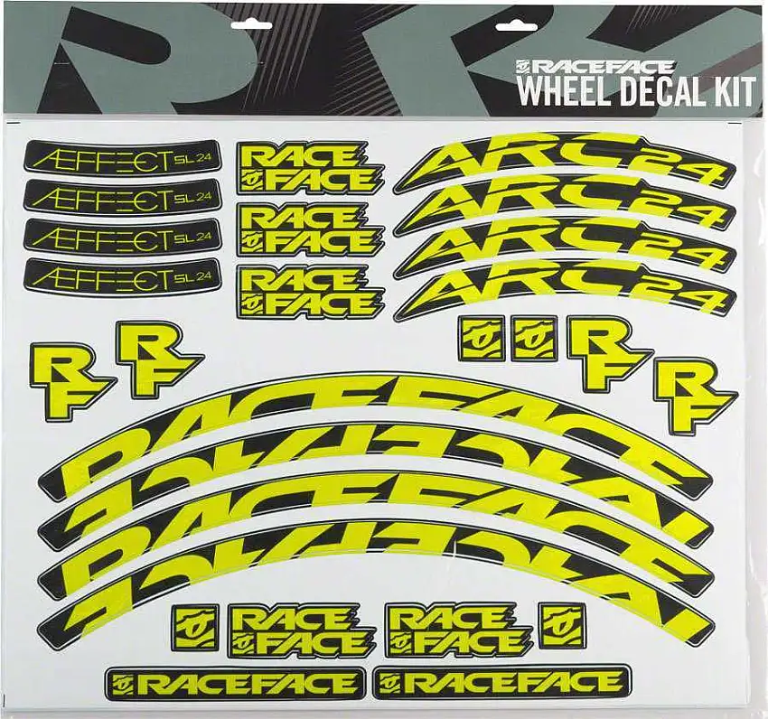 Dekalset Race Face ARC 24/Aeffectsl 24 gul
