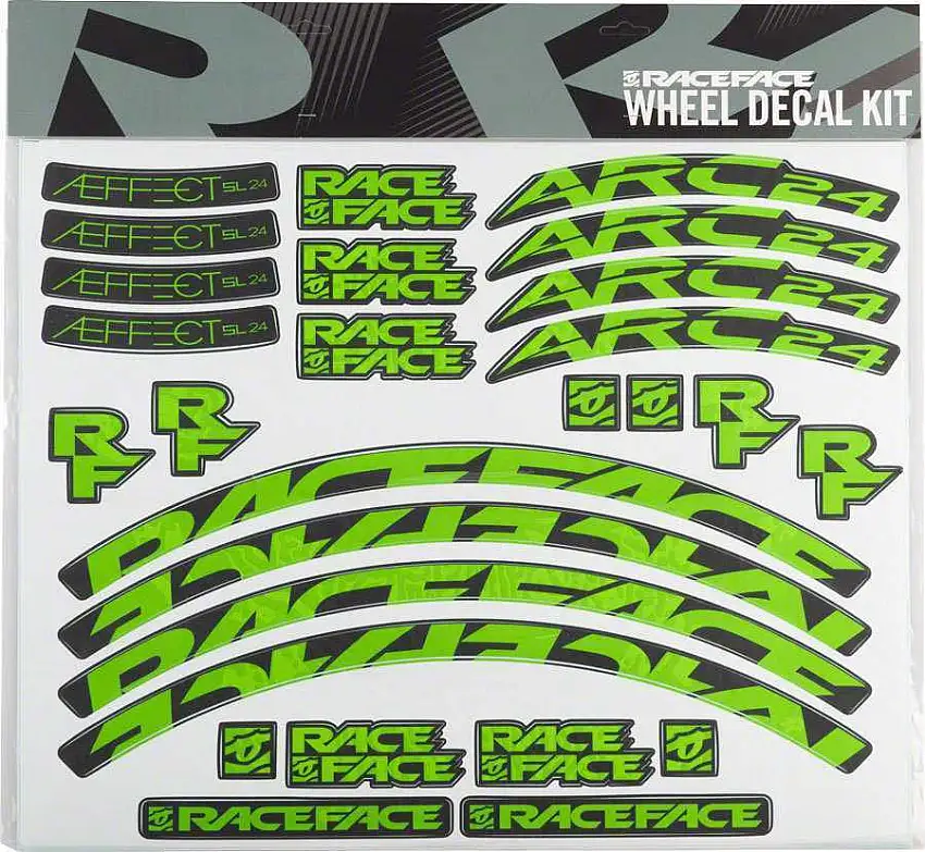 Dekalset Race Face ARC 24/Aeffectsl 24 grön