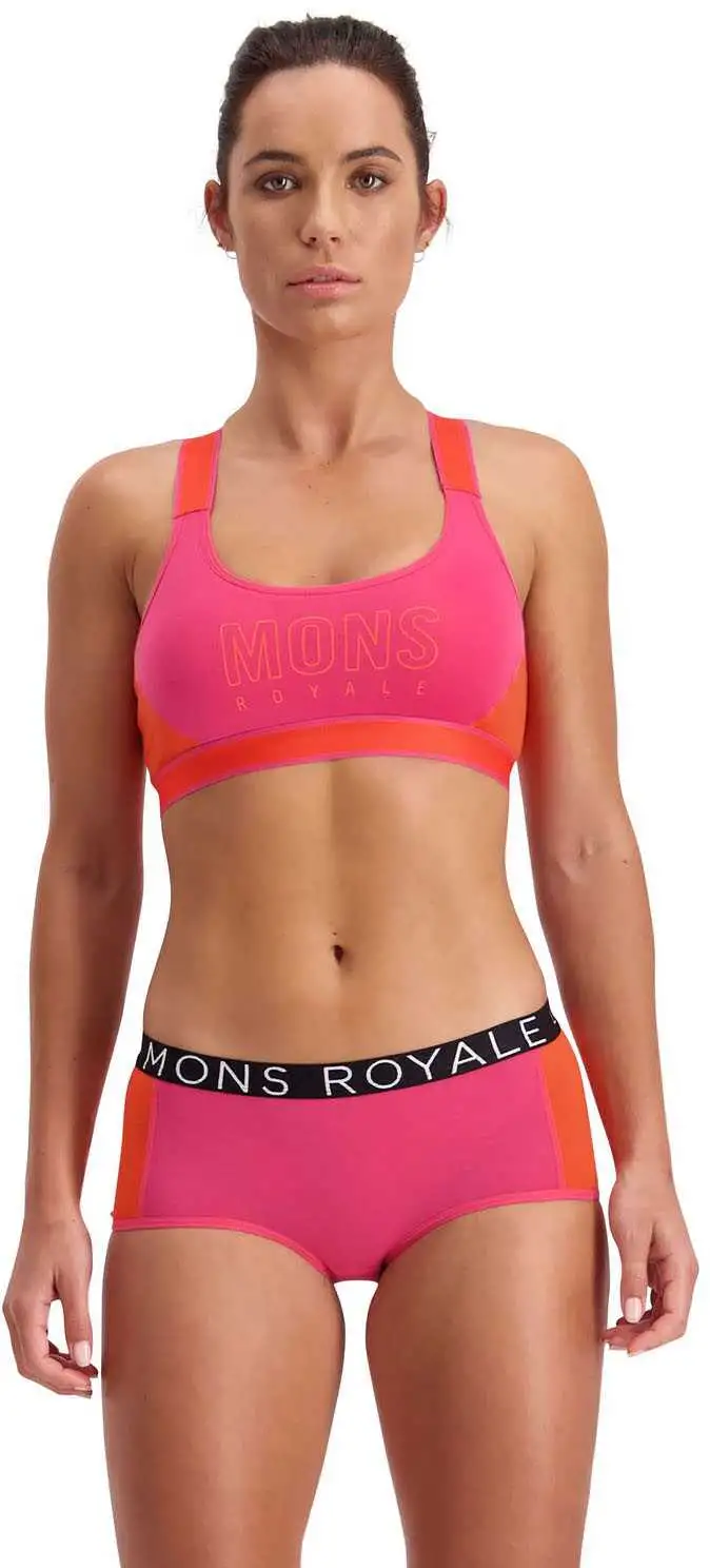 Sport-BH Mons Royal Wool Stella X-Back dam rosa