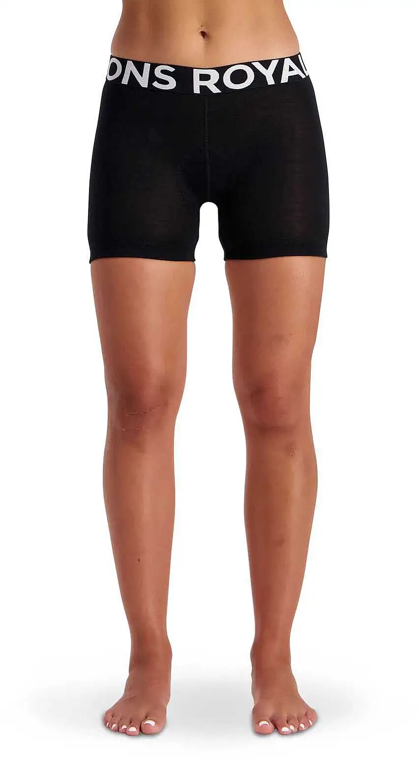 Innerbyxor Mons Royal Wool Momentum Chamois 2.0 dam svart
