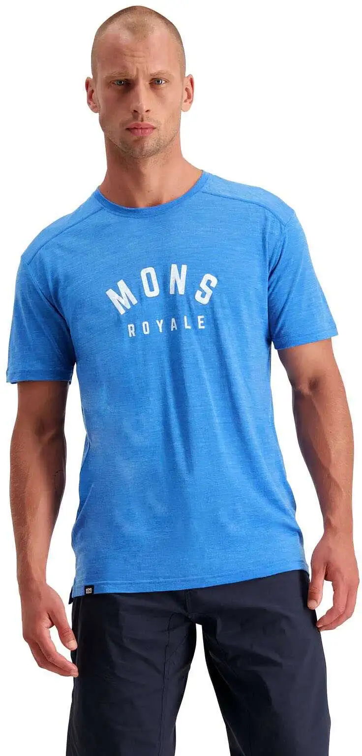 Tröja Mons Royal Wool Vapour T blå
