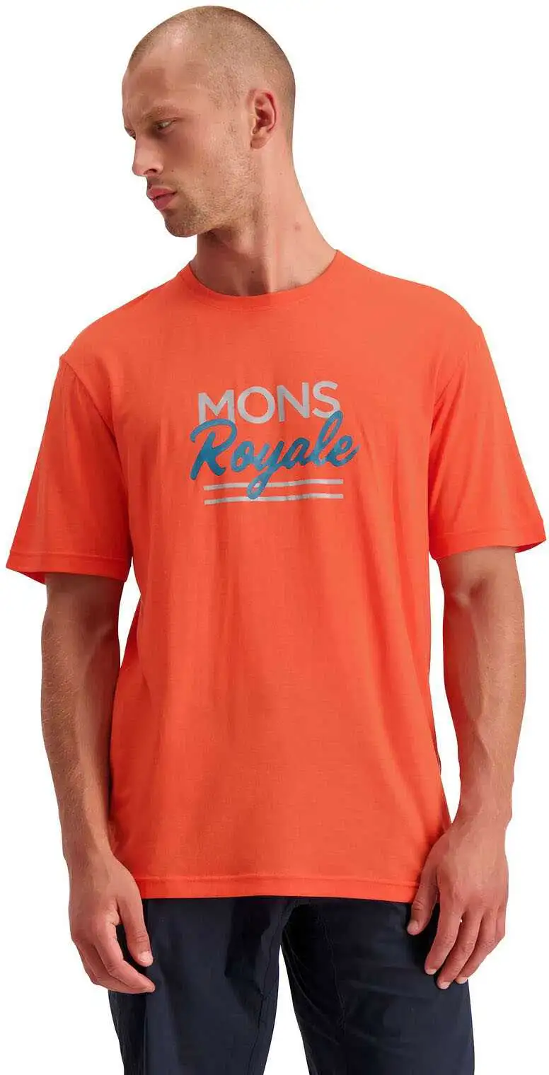 Tröja Mons Royal Wool Tarn Freeride T orange