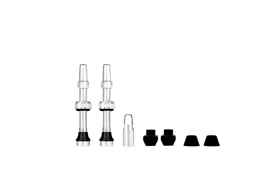 Muc-Off ventil set Tubeless 2 st. 44 mm Silver