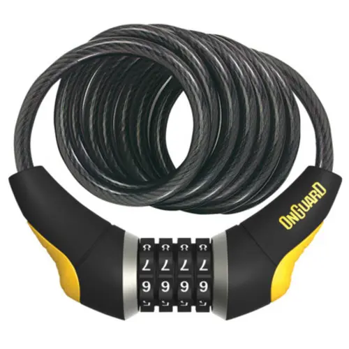 Kabellås Onguard Combo Doberman-185cmx10mm