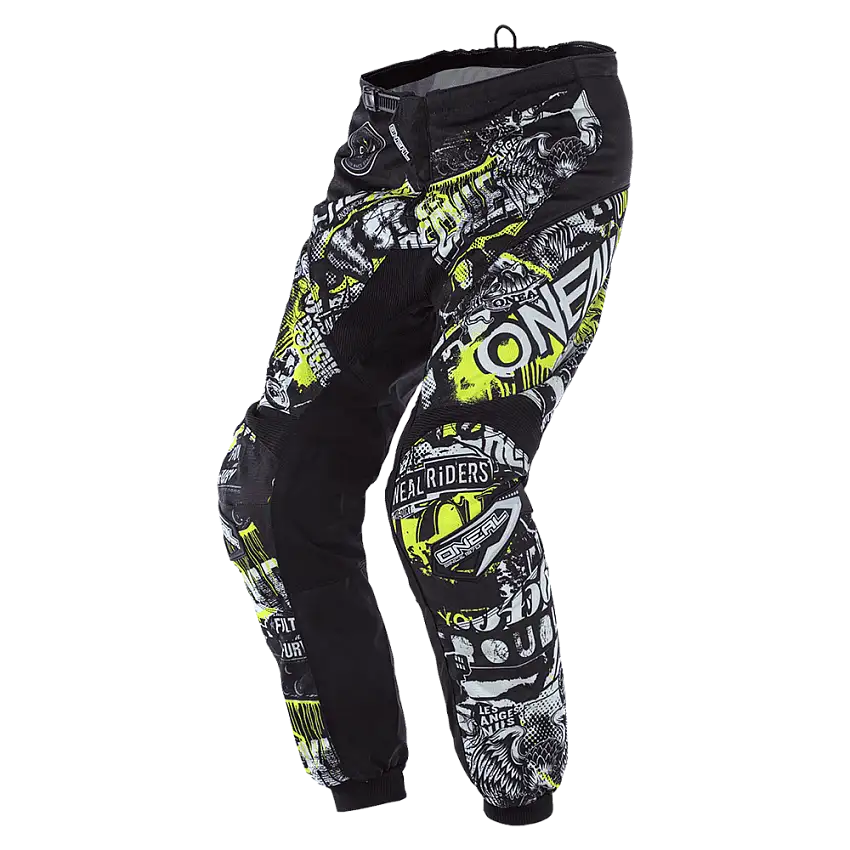 O'Neal Attack Element MTB Byxor Svart / Neon