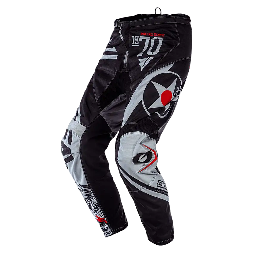 O'Neal Element Warhawk MTB Byxor Svart / Grå / Röd
