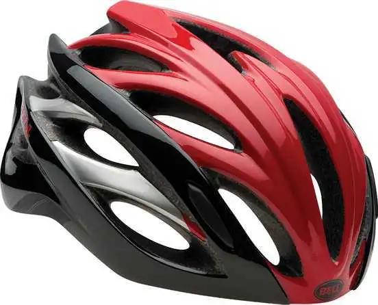 Cykelhjälm Bell Overdrive röd/svart