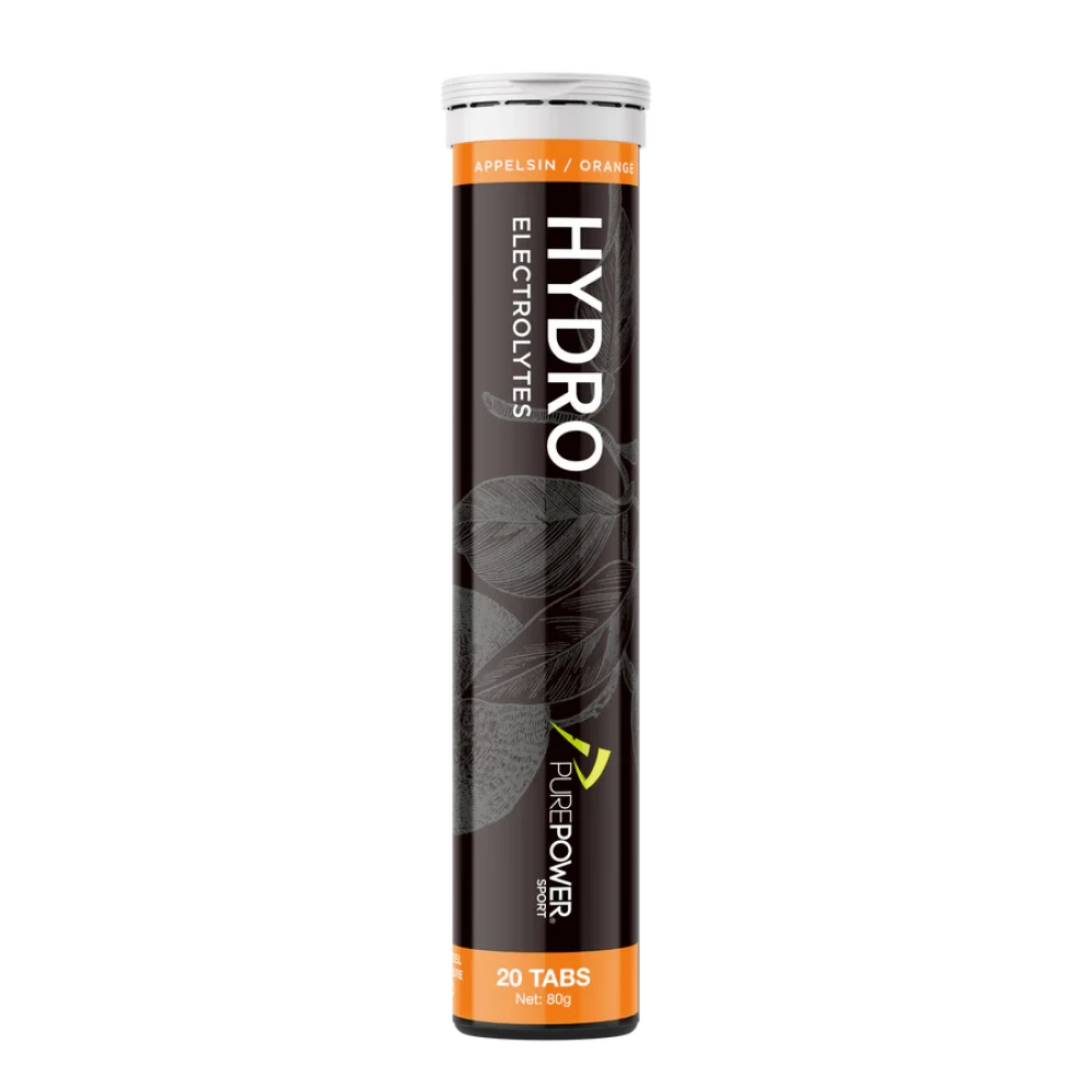 PurePower Hydro Electrolytes brustabletter apelsin 20 x 4 g.