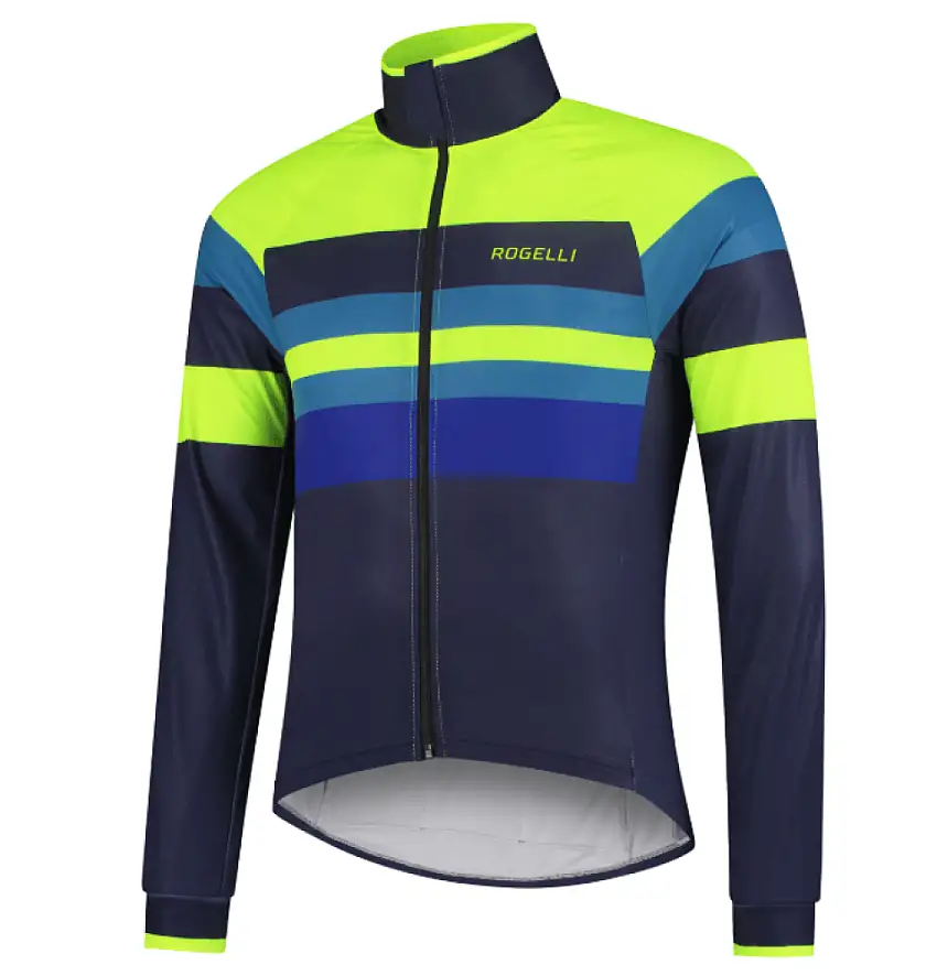Rogelli Peak Cykeljacka - Blå/Neon