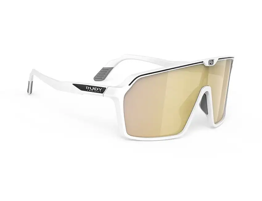 Rudy Project Spinshield Cykelglasögon Multilaser Guld / Vit