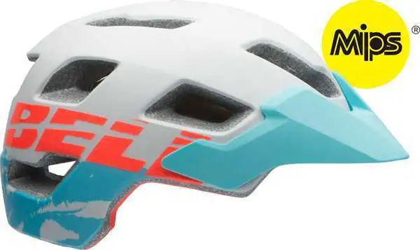 Cykelhjälm Bell Rush MIPS dam vit/blå