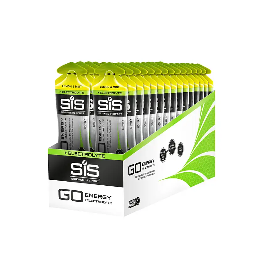 SIS GO Energy + Electrolyte gel lemon/mint 60 ml 1 st
