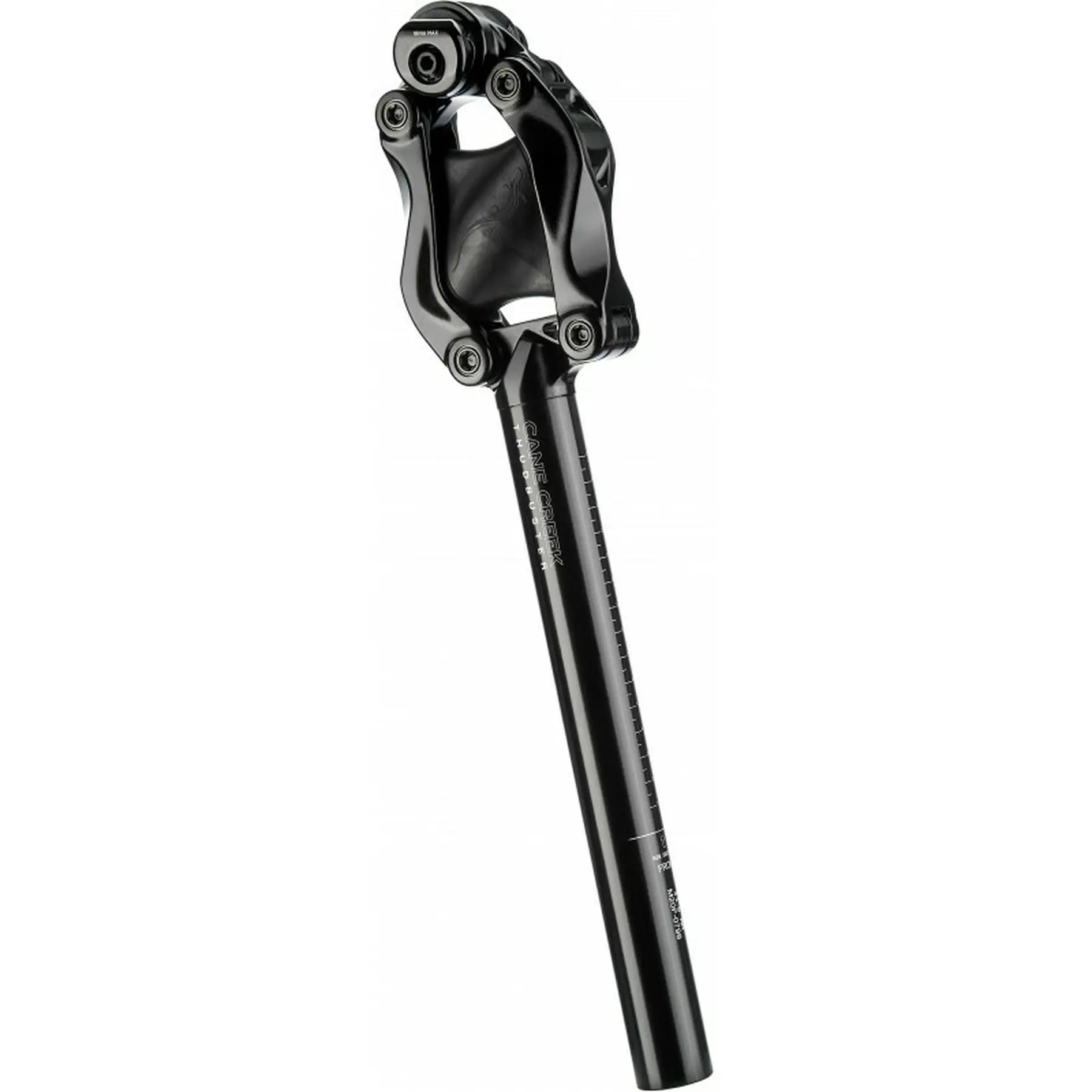 Sadelstolpe med lång slaglängd och växellåda Cane Creek Thudbuster G4