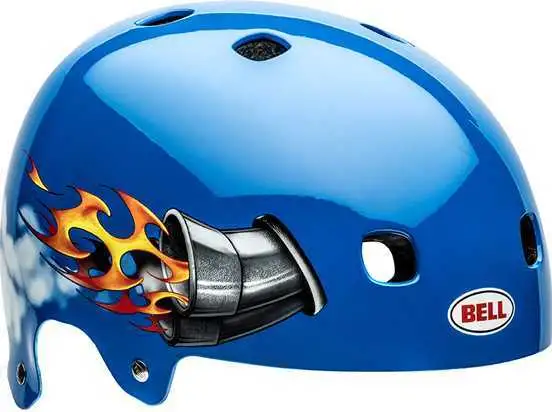 Cykelhjälm Bell Segment blå nitro