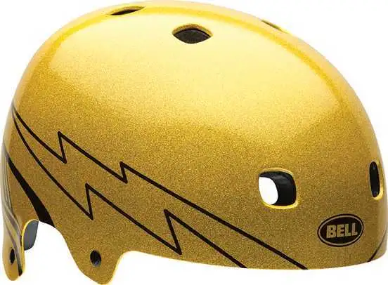 Cykelhjälm Bell Segment guld flake