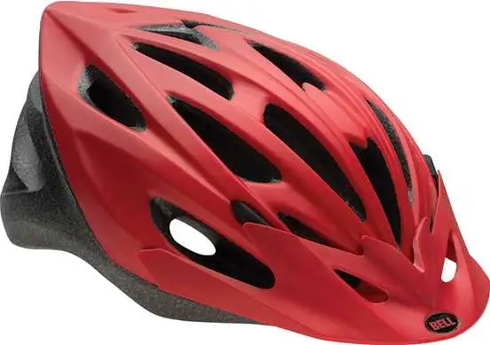 Cykelhjälm Bell Solar flare röd