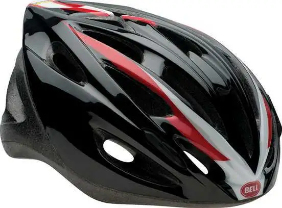 Cykelhjälm Bell Solar svart/röd