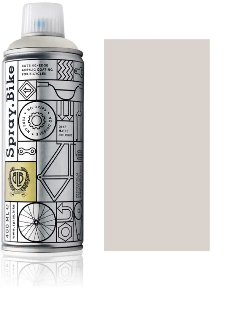 Spray.Bike sprayfärg 400 ml Grå/Vit