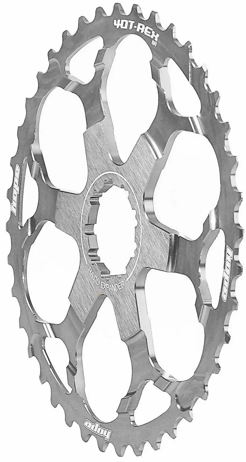 Bakdrev Hope T-Rex Ratio Expander Sprocket för SRAM silver