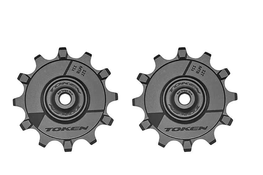 Token rulltrissor 12T till MTB Svart