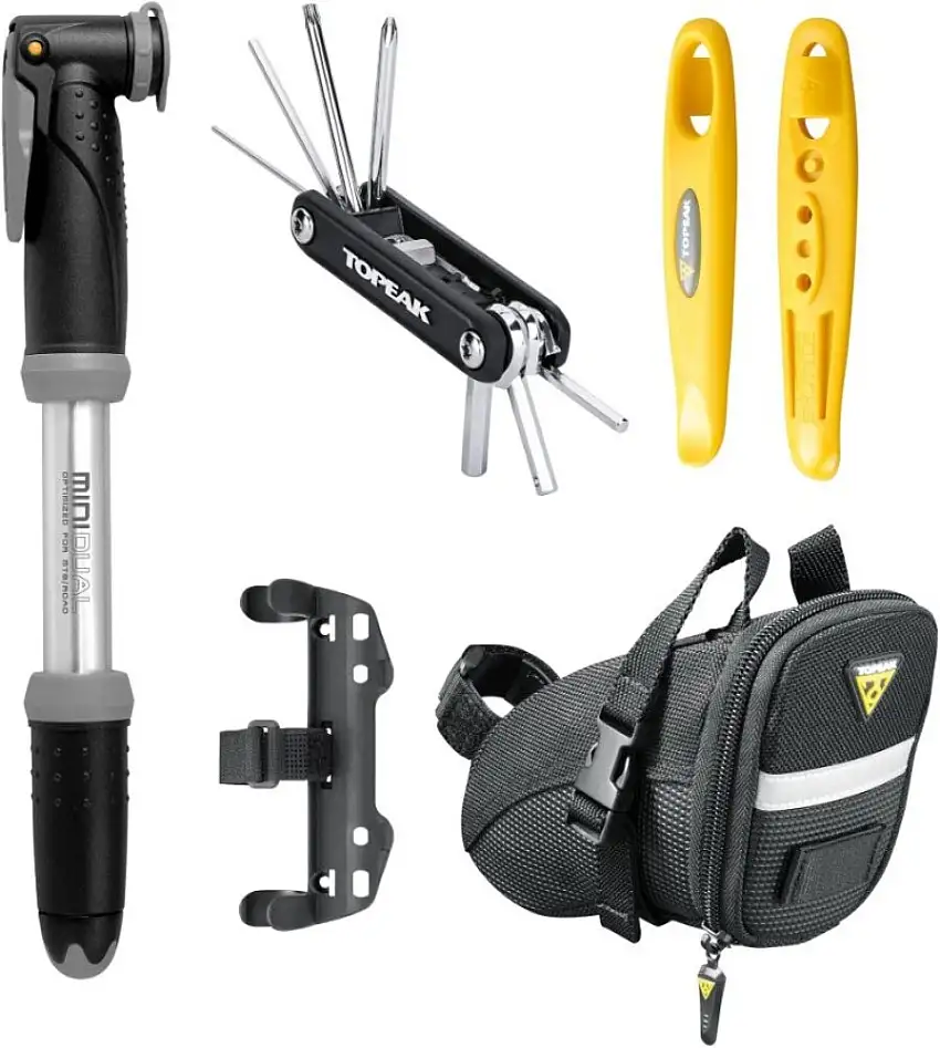 Topeak Start Kit Sadelväska m. innehåll Inkl. Håndpumpe
