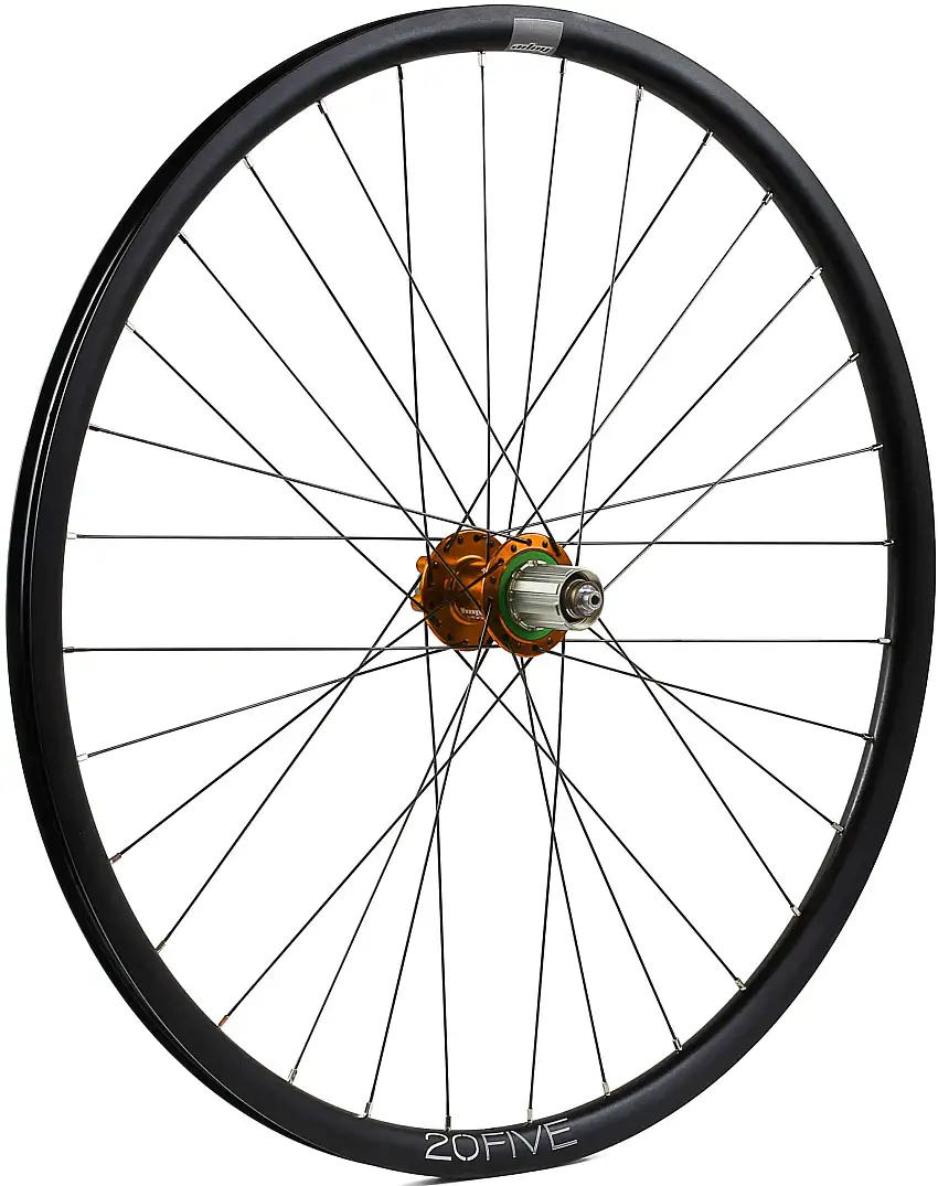 Bakhjul Hope 20Five/Pro 4 kanttråd IS Shimano/SRAM orange