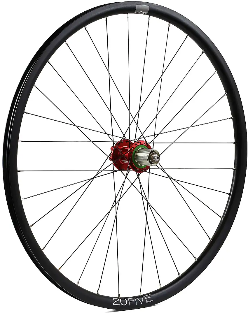 Bakhjul Hope 20Five/Pro 4 kanttråd IS Shimano/SRAM röd