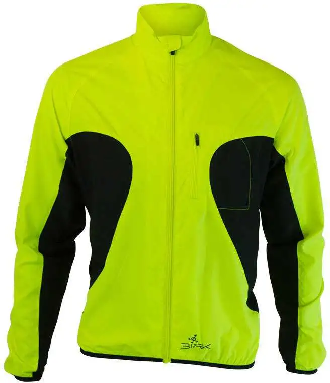 Jacka Birk Windbreaker E6 gul/svart