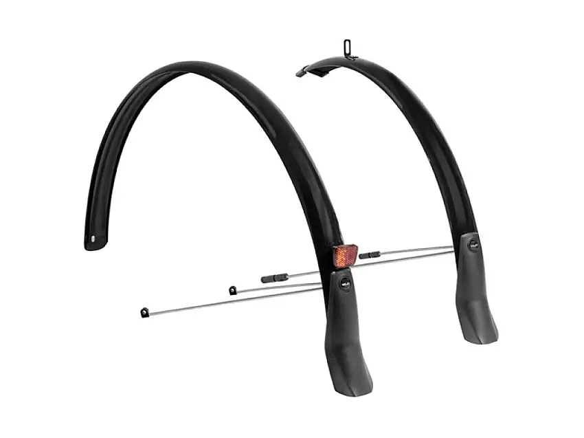 XLC Skärmset med Safety Release och mud flaps 28" 46 mm