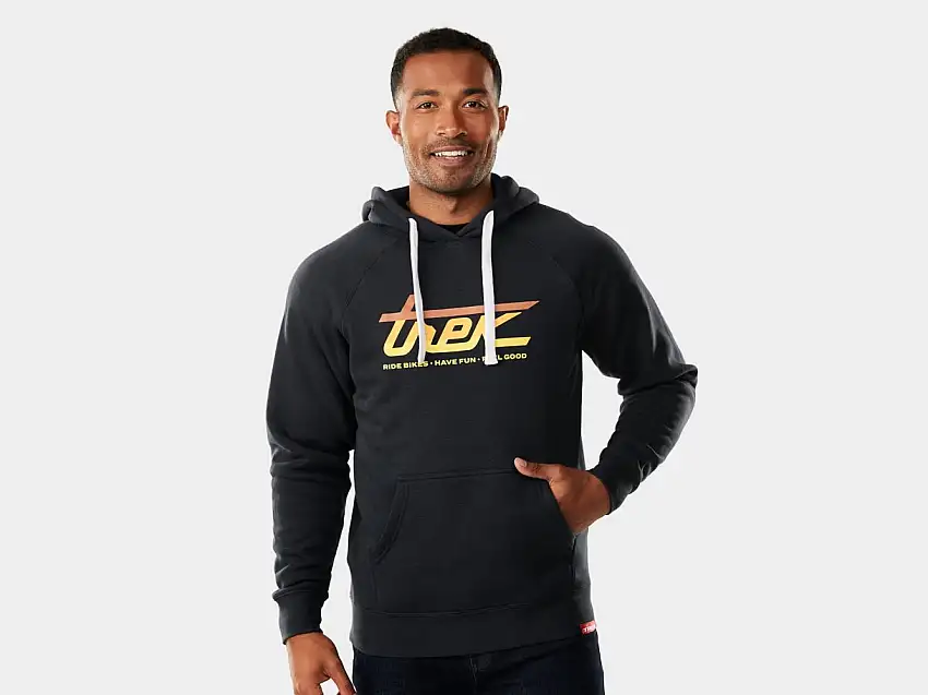 Hoodie Trek Sunset Script Blå