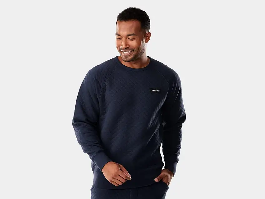 Tröja Trek Quilted Crewneck Blå