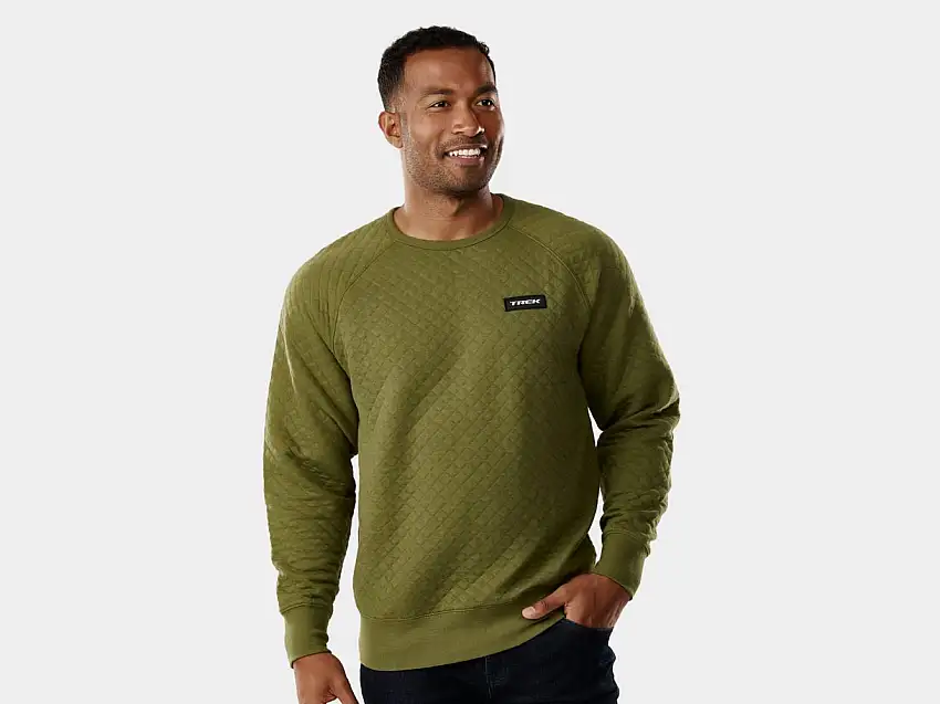 Tröja Trek Quilted Crewneck Grön