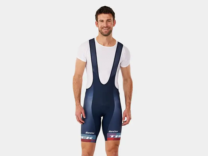 Bibshorts Trek Santini Trek Factory Racing Men'S Xc Team Blå