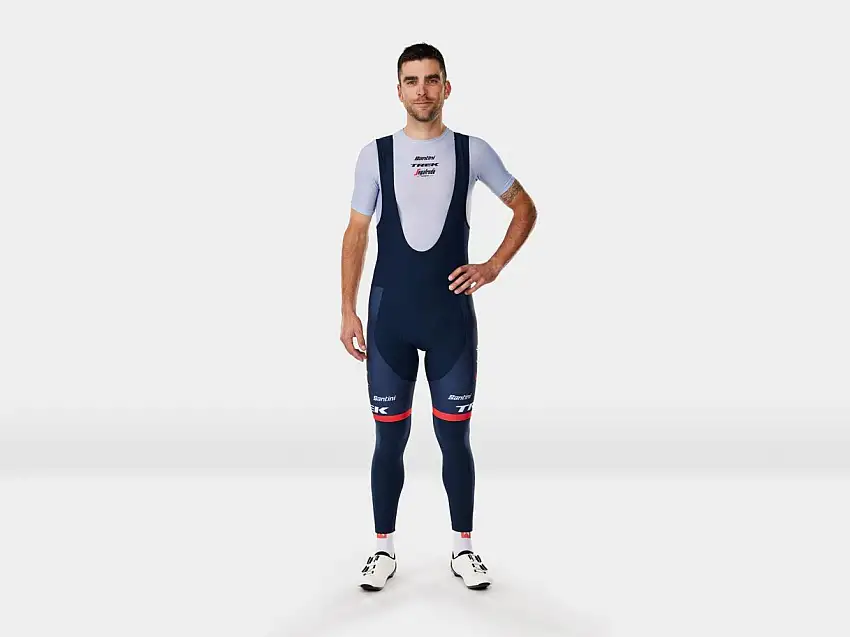 Bibtights Trek Santini Trek-Segafredo Men'S Team Replica Blå