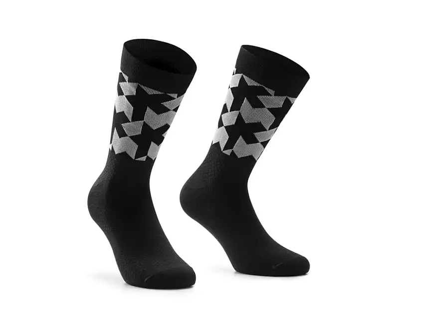 Assos Monogram EVO cykelstrumpor svart